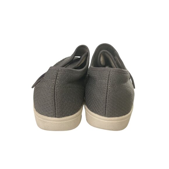 YouYun Mens Size 12 Gray Mesh Adjustable Breathable Slip-On sneakers Shoes - Picture 4 of 8